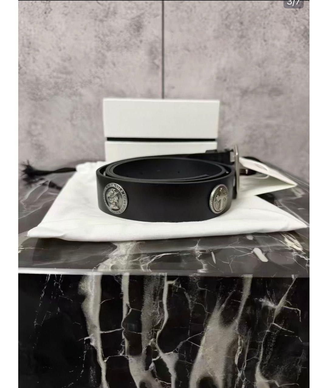 PROTOCOL INDEX Черный кожаный ремень, фото 2