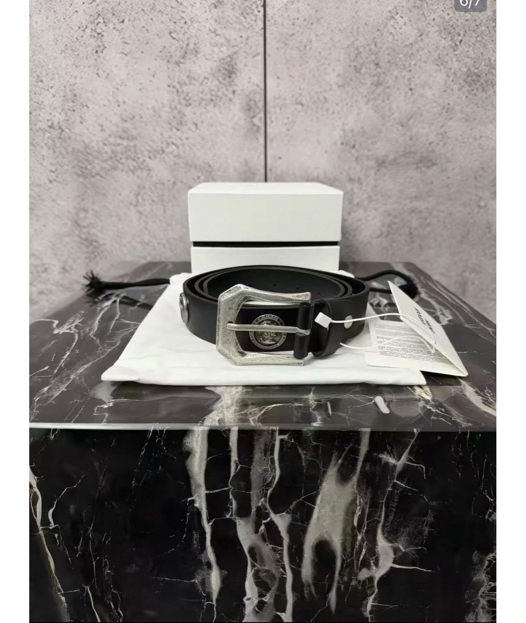 PROTOCOL INDEX Черный кожаный ремень, фото 5