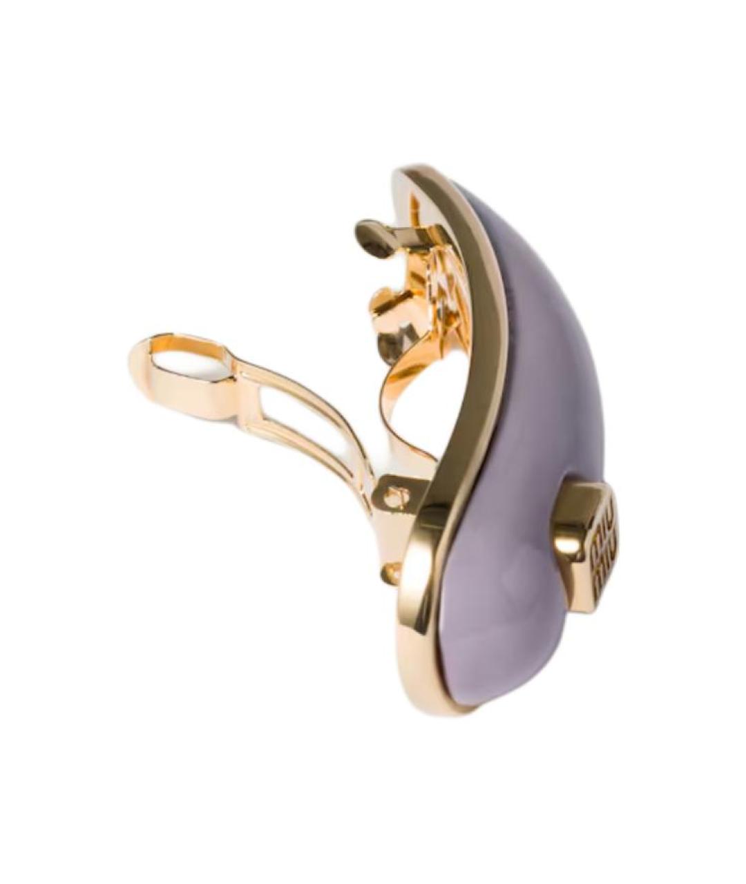 MIU MIU Фиолетовая заколка, фото 2