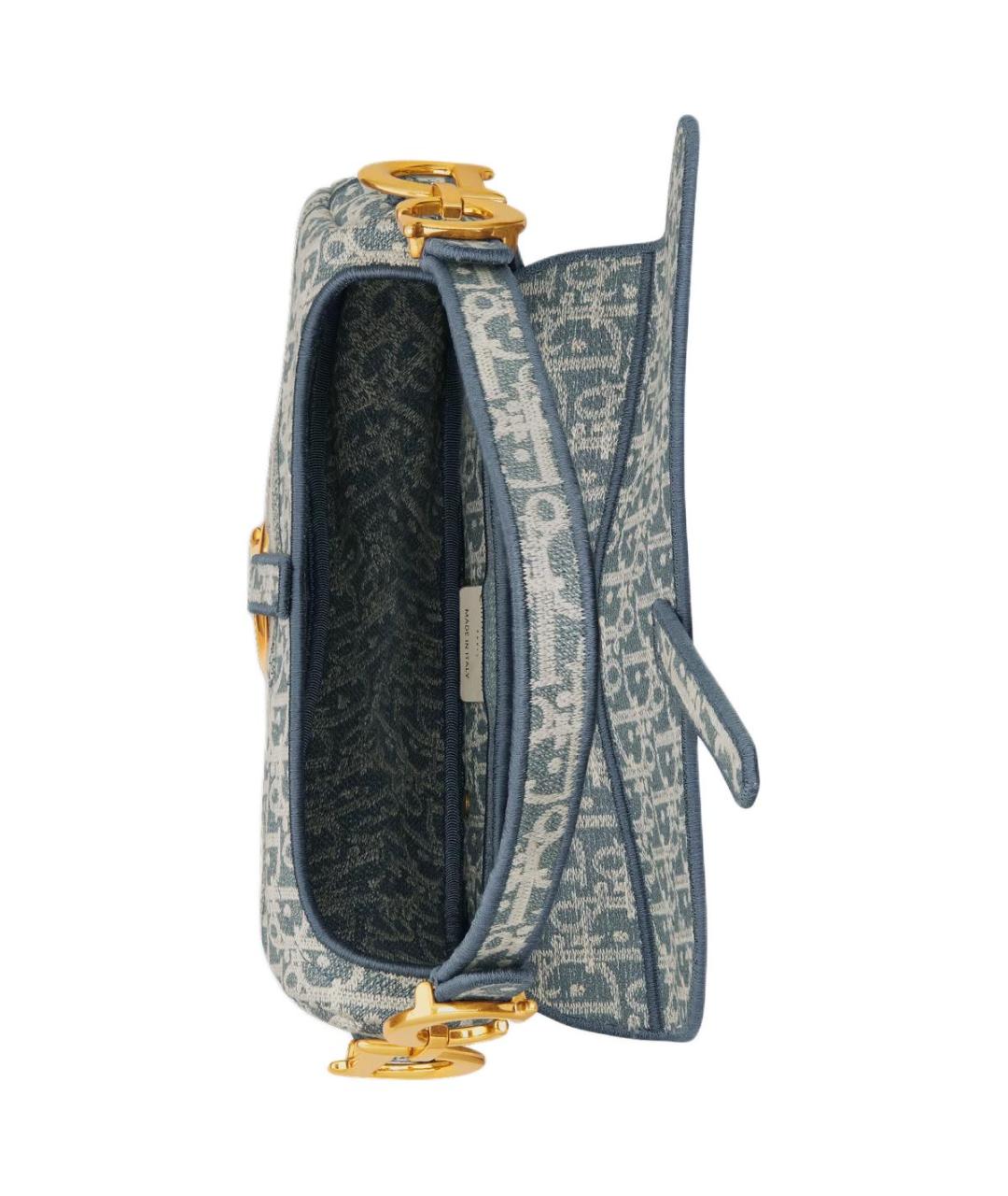 CHRISTIAN DIOR Голубая сумка через плечо, фото 4