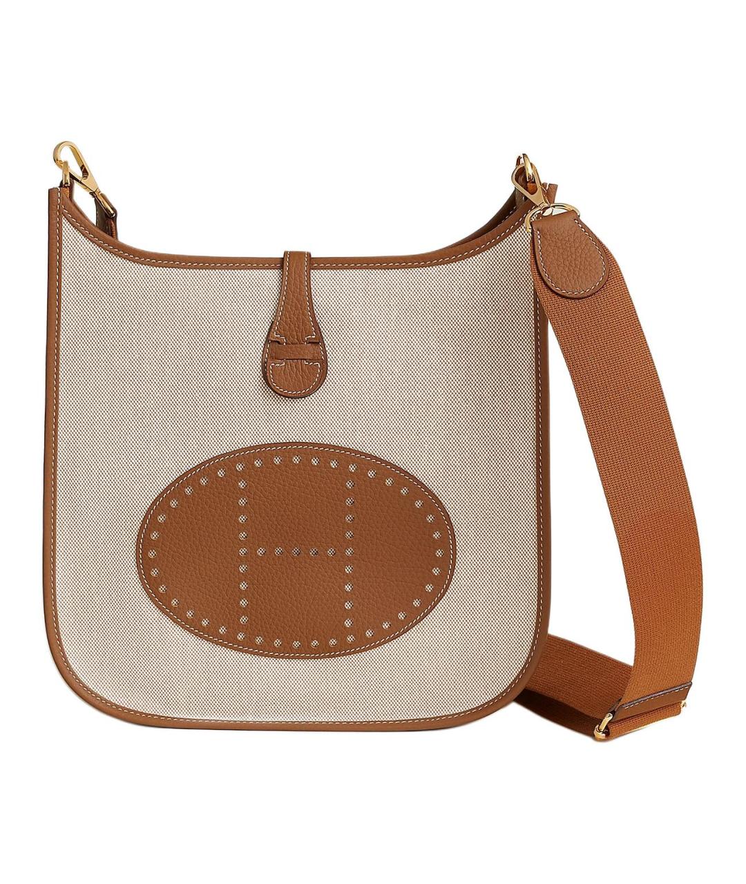 HERMES Коричневая сумка через плечо, фото 1