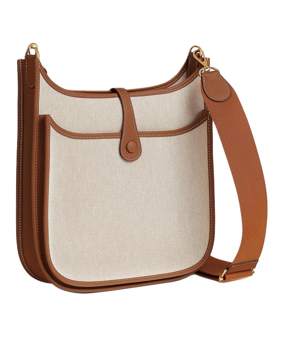 HERMES Коричневая сумка через плечо, фото 3