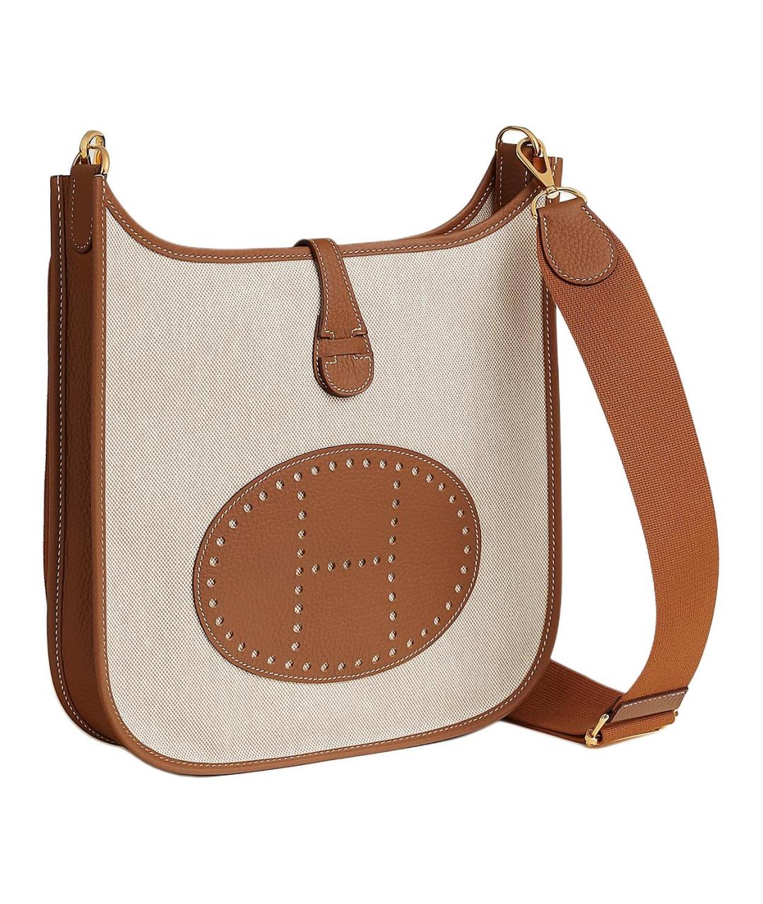 HERMES Коричневая сумка через плечо, фото 2