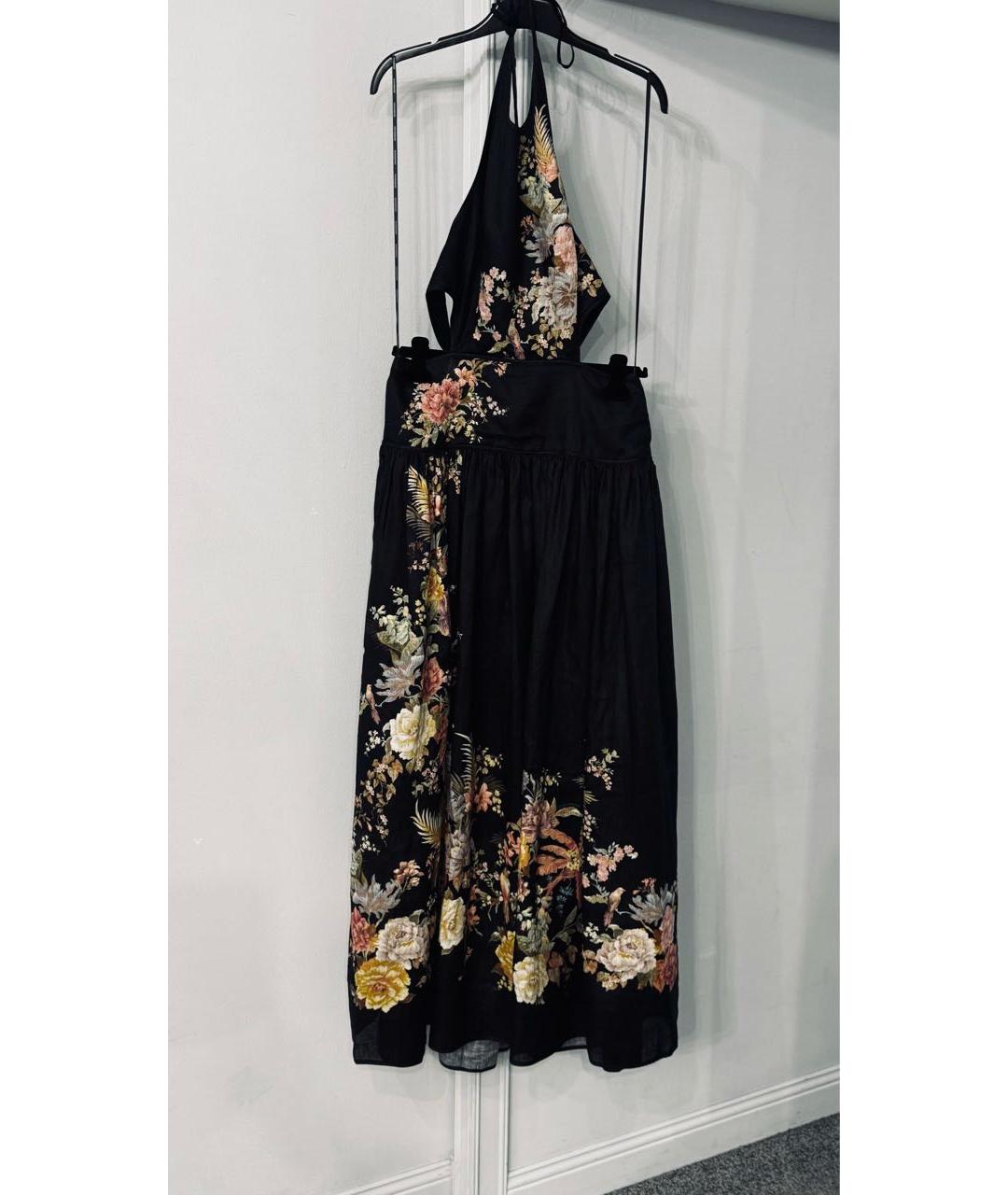 ZIMMERMANN Черный льняной сарафан, фото 3