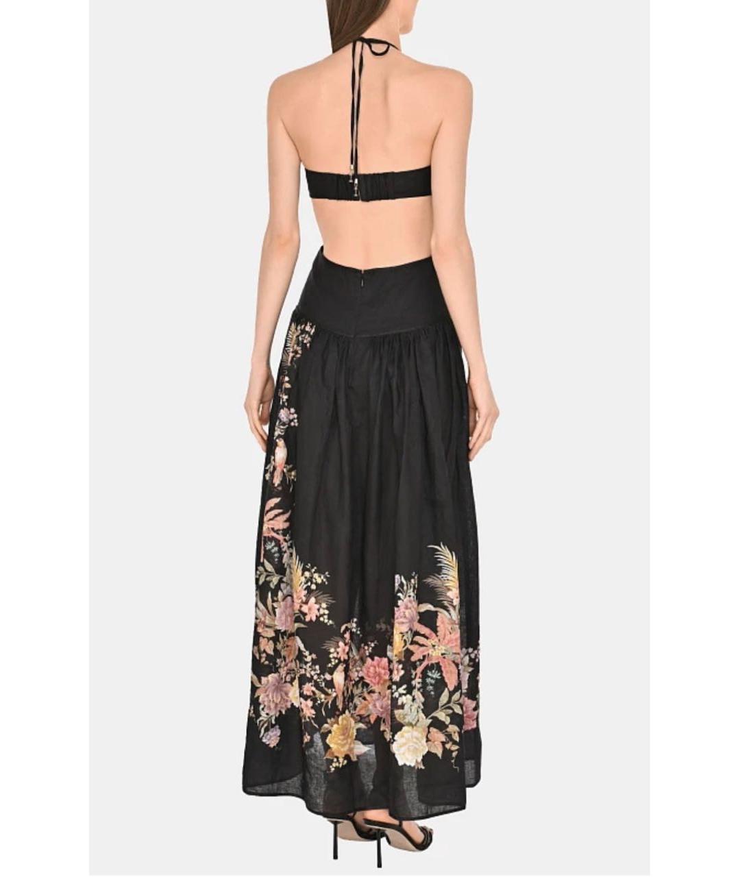 ZIMMERMANN Черный льняной сарафан, фото 6