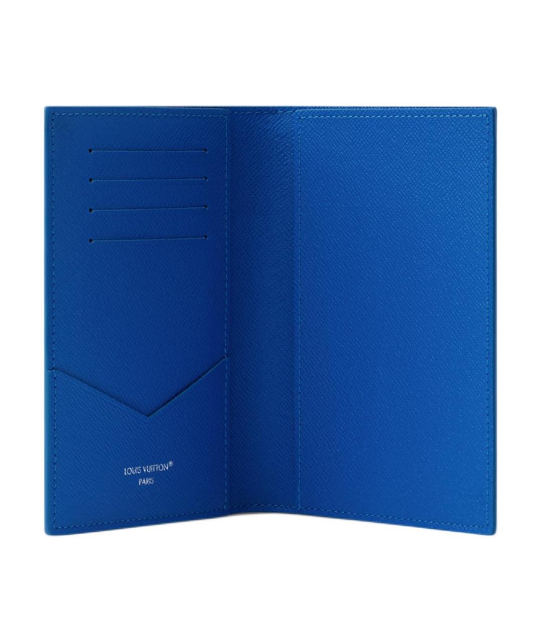 LOUIS VUITTON Синий кардхолдер, фото 4