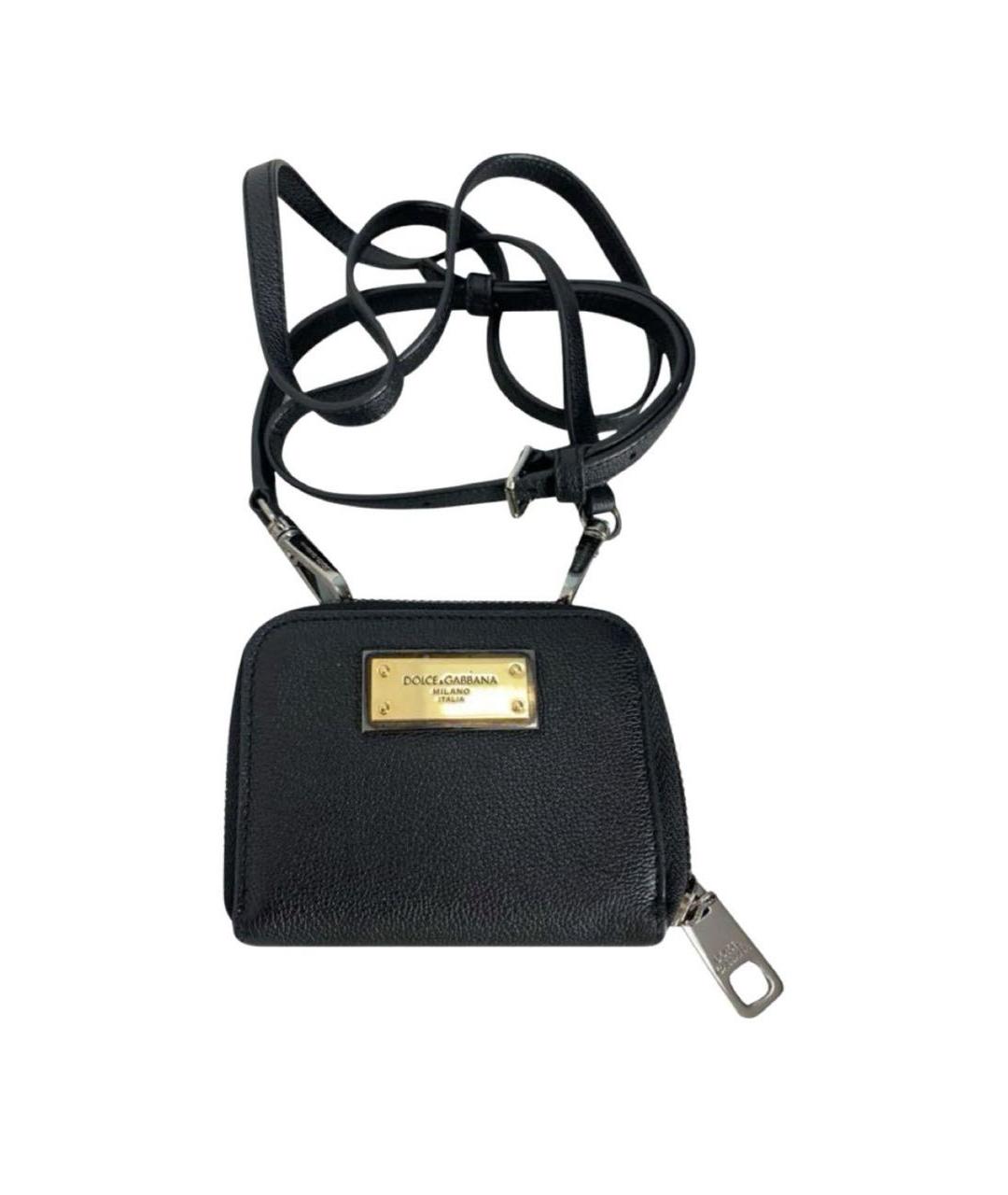 DOLCE&GABBANA Черный кошелек, фото 9