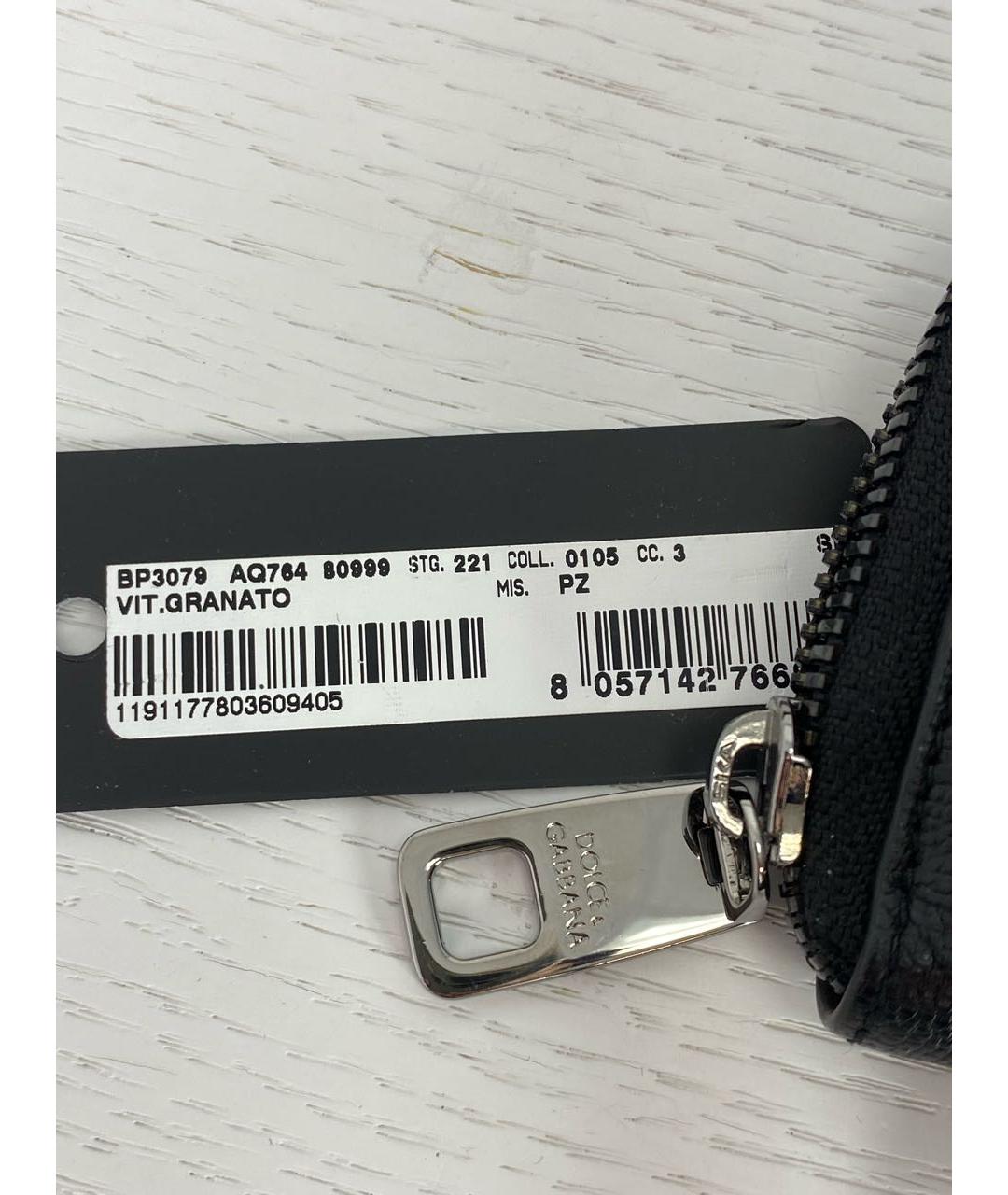 DOLCE&GABBANA Черный кошелек, фото 8