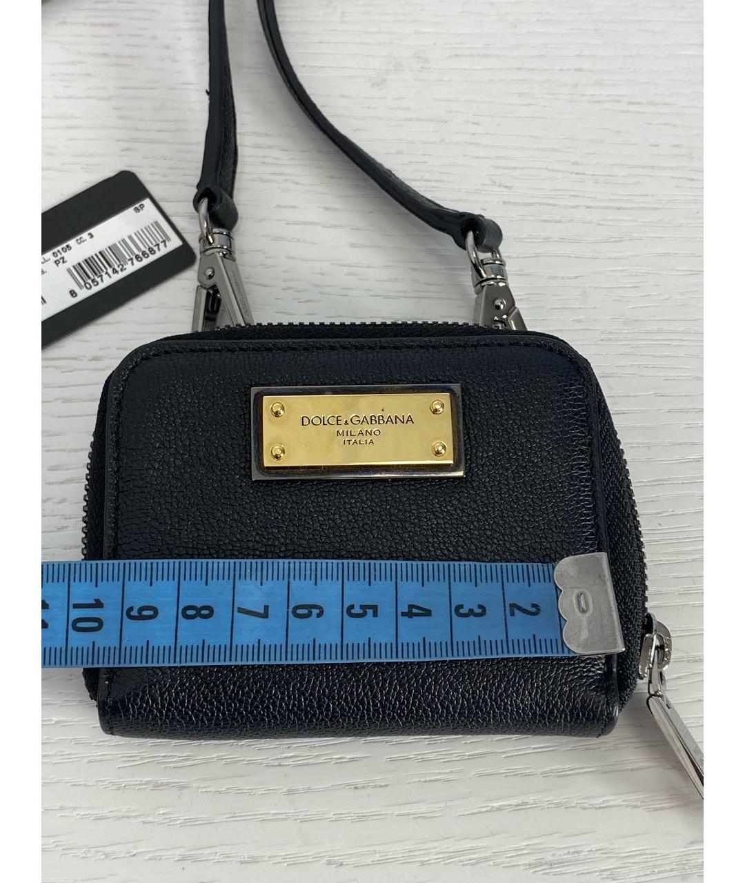 DOLCE&GABBANA Черный кошелек, фото 6