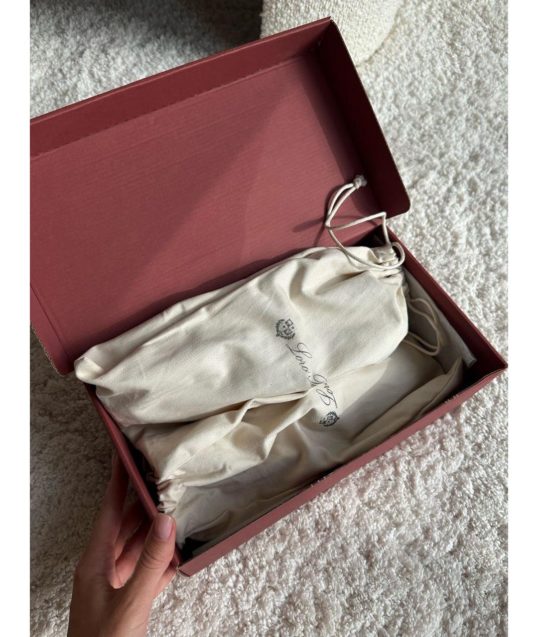 LORO PIANA Замшевые лоферы, фото 8