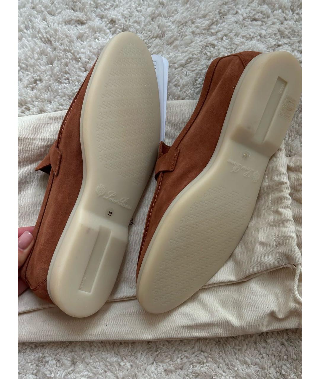 LORO PIANA Замшевые лоферы, фото 6