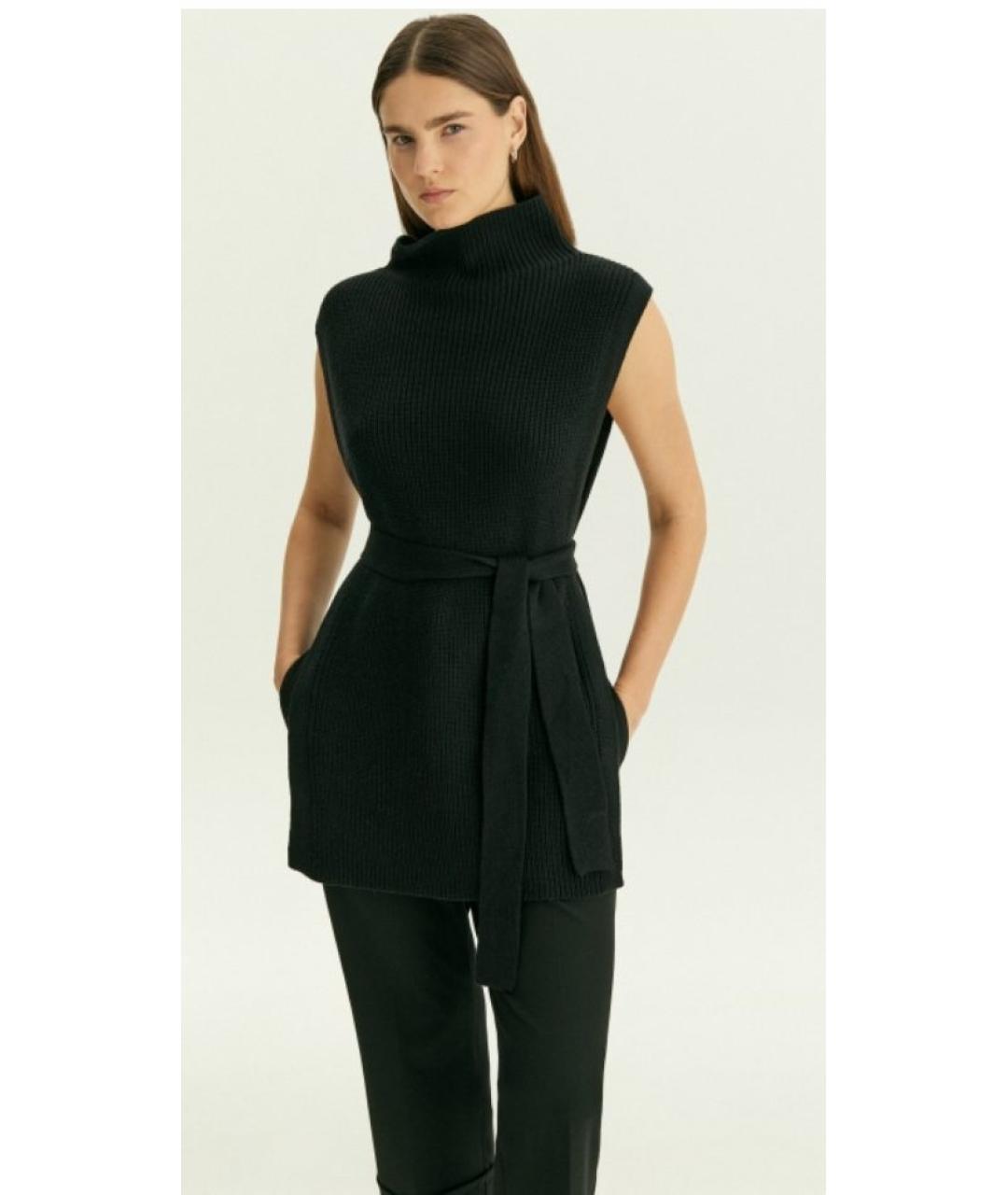 COS Черный шерстяной жилет, фото 8