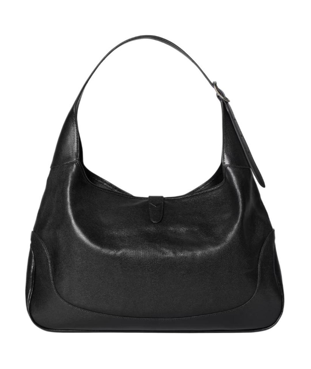 GUCCI Черная кожаная сумка через плечо, фото 4