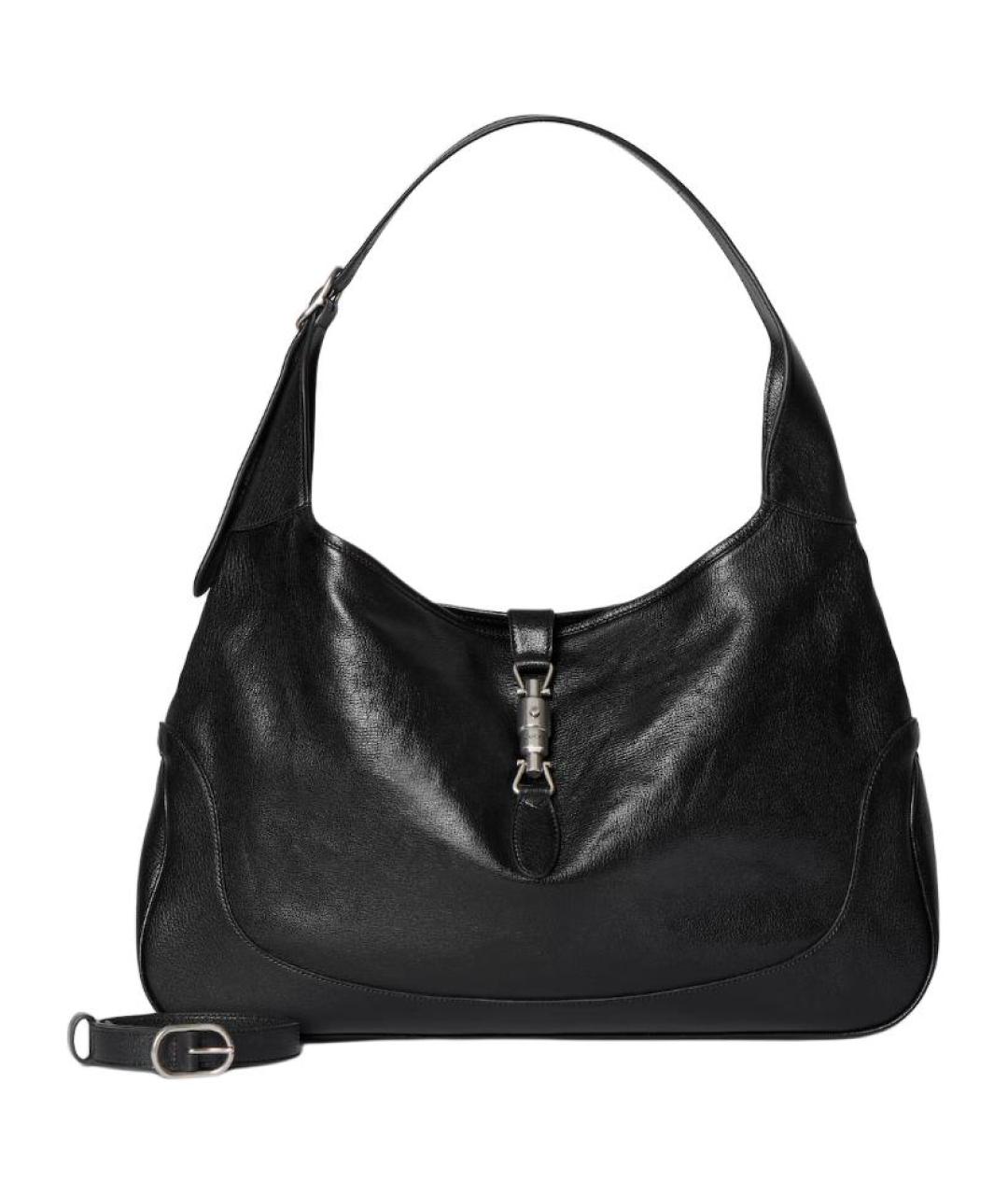 GUCCI Черная кожаная сумка через плечо, фото 2