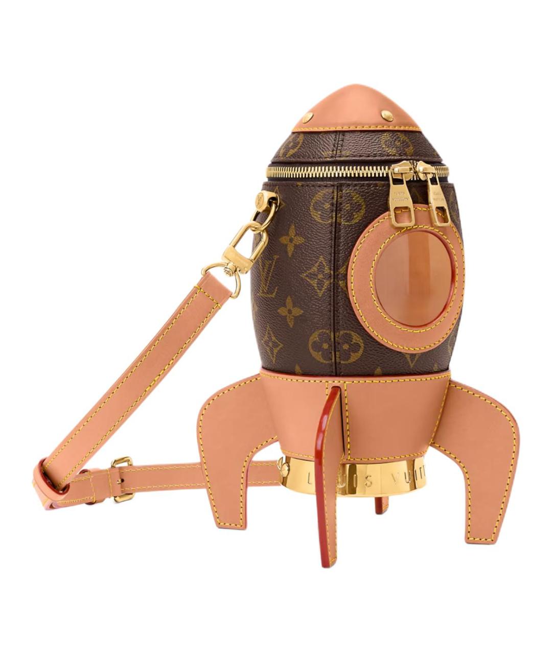 LOUIS VUITTON Коричневая сумка на плечо, фото 2