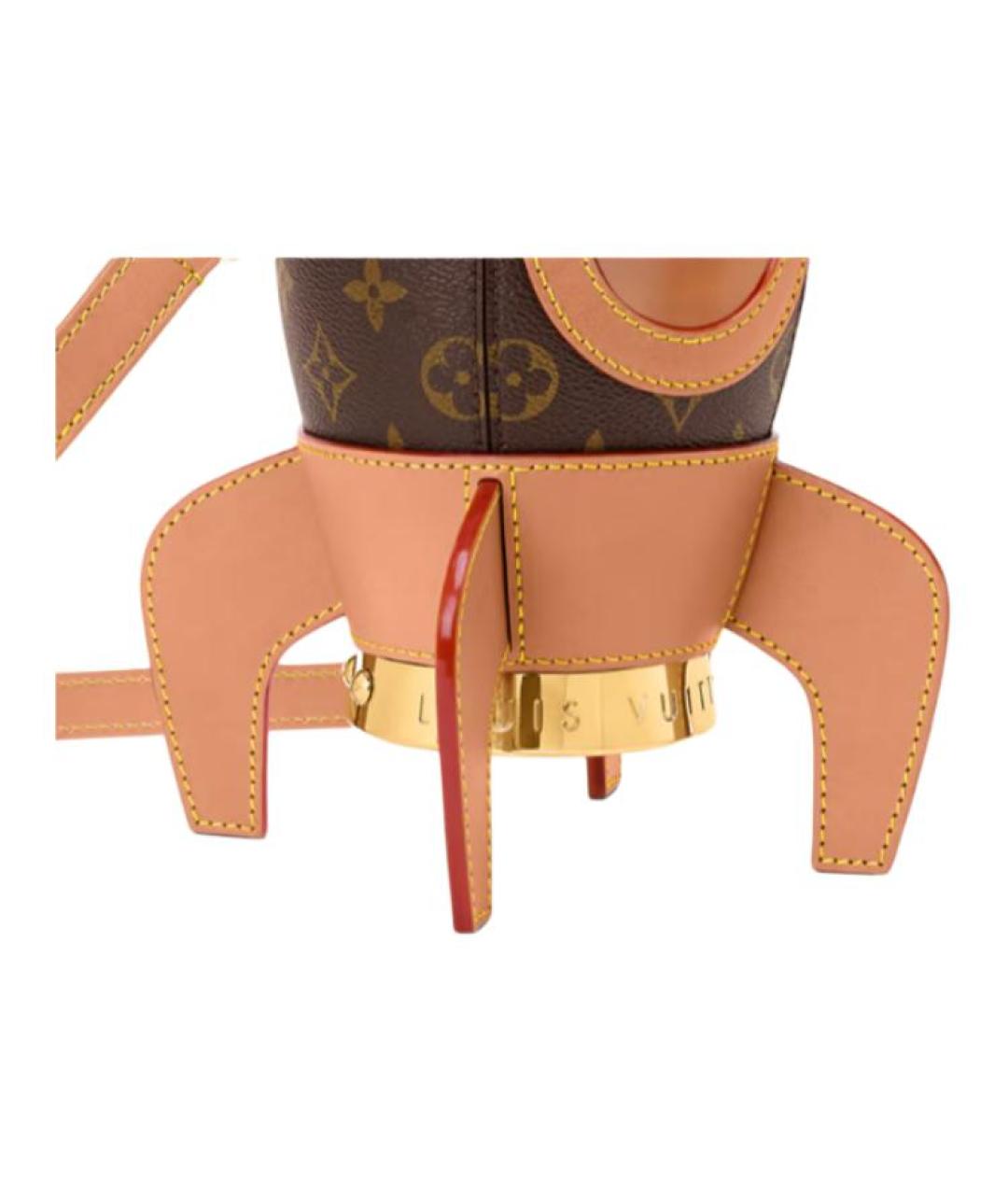 LOUIS VUITTON Коричневая сумка на плечо, фото 5