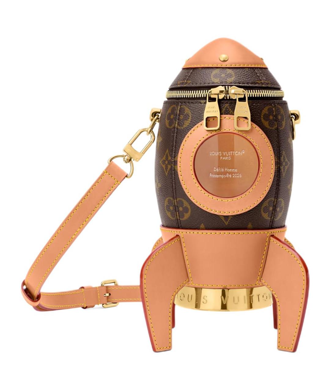 LOUIS VUITTON Коричневая сумка на плечо, фото 1