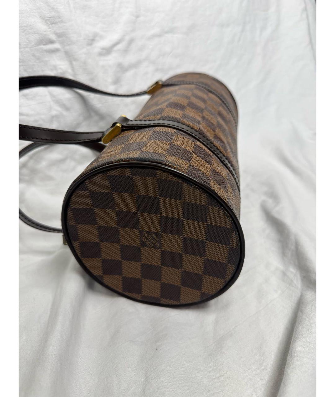 LOUIS VUITTON Коричневая сумка с короткими ручками, фото 4