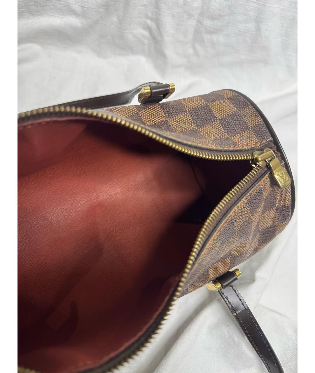 LOUIS VUITTON Коричневая сумка с короткими ручками, фото 8