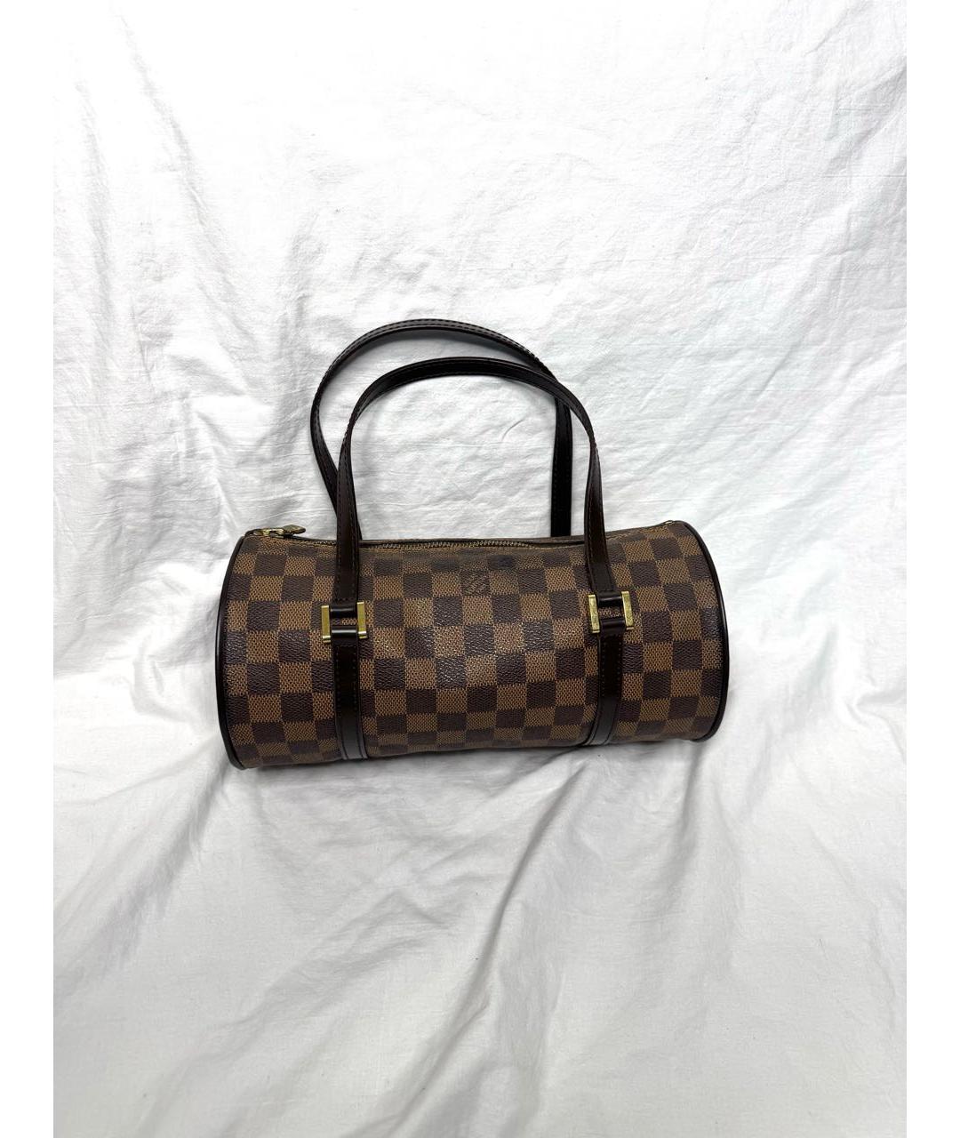 LOUIS VUITTON Коричневая сумка с короткими ручками, фото 9