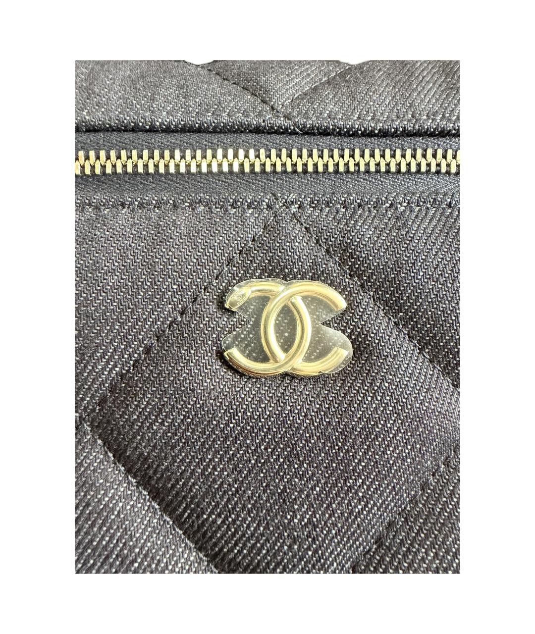 CHANEL Серая косметичка, фото 3