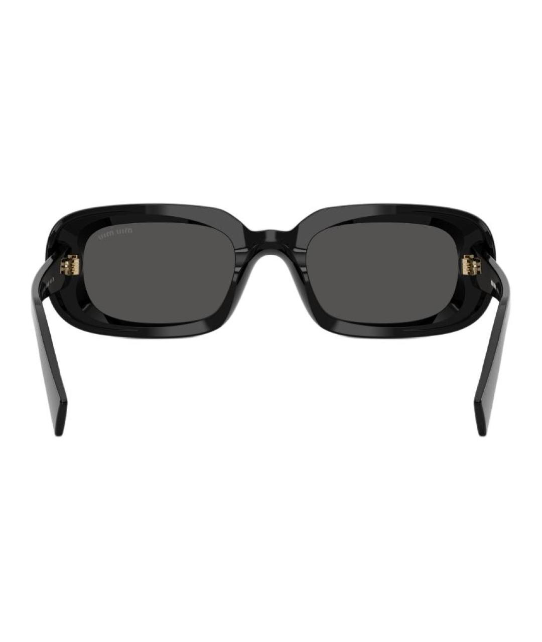 MIU MIU Черные пластиковые солнцезащитные очки, фото 5