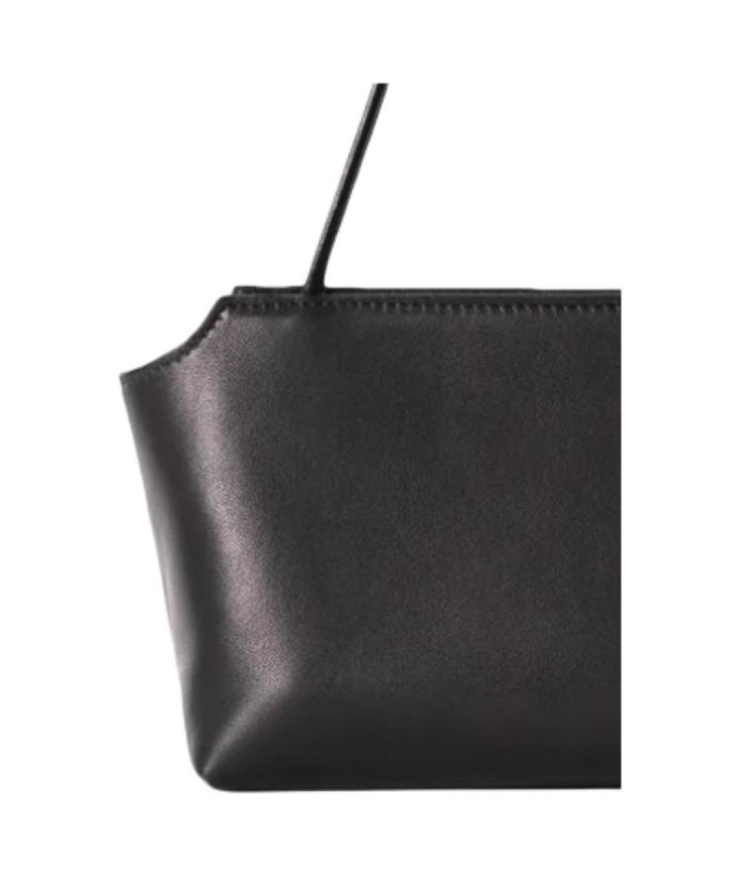 THE ROW Черная кожаная сумка через плечо, фото 4