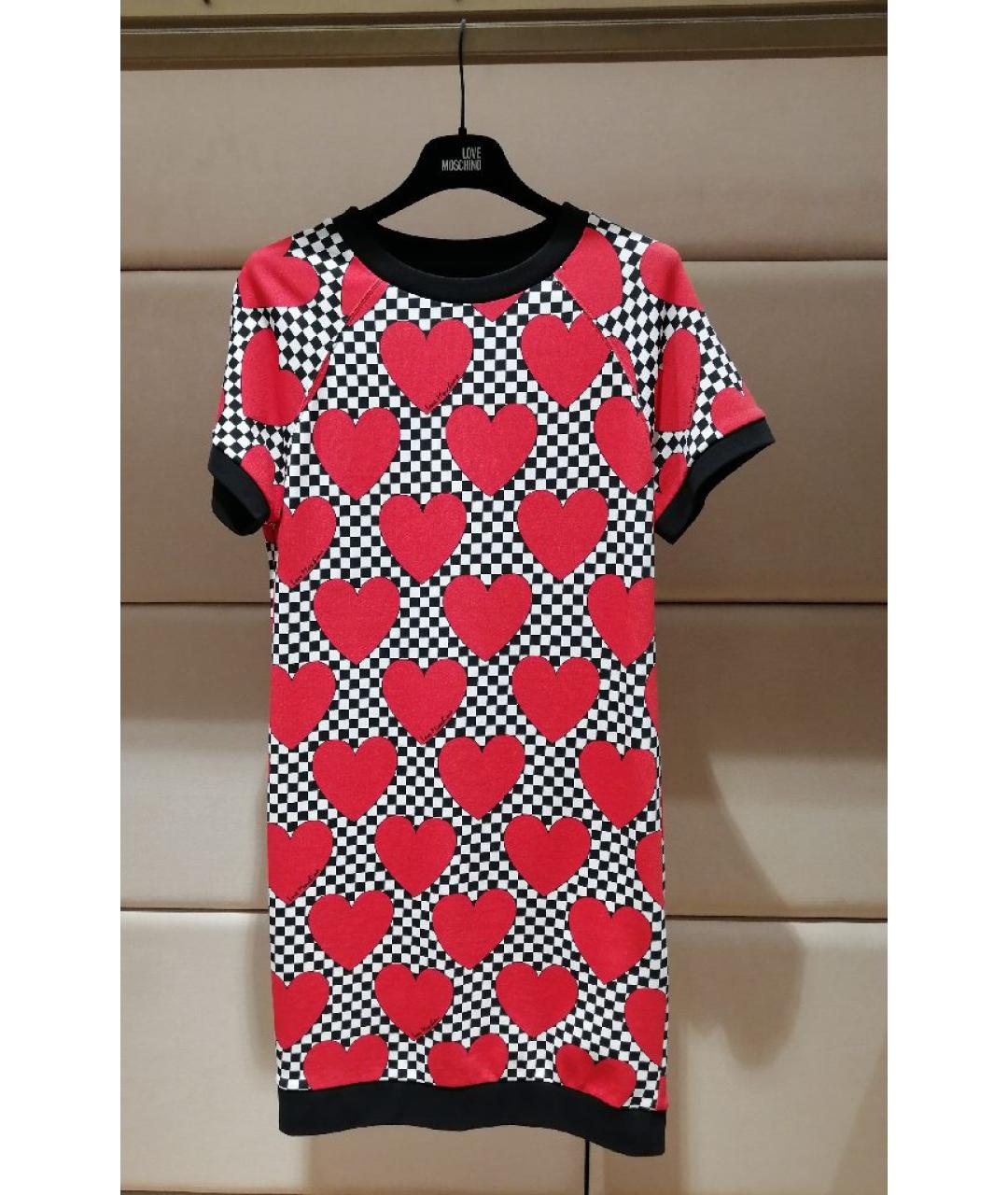 LOVE MOSCHINO Мульти повседневное платье, фото 3