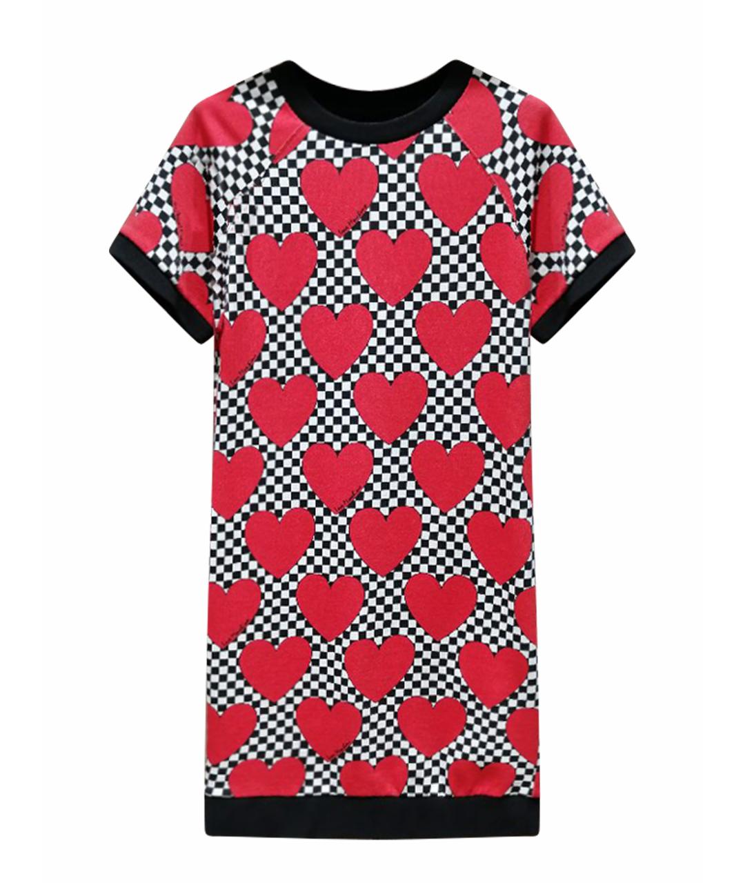 LOVE MOSCHINO Мульти повседневное платье, фото 1