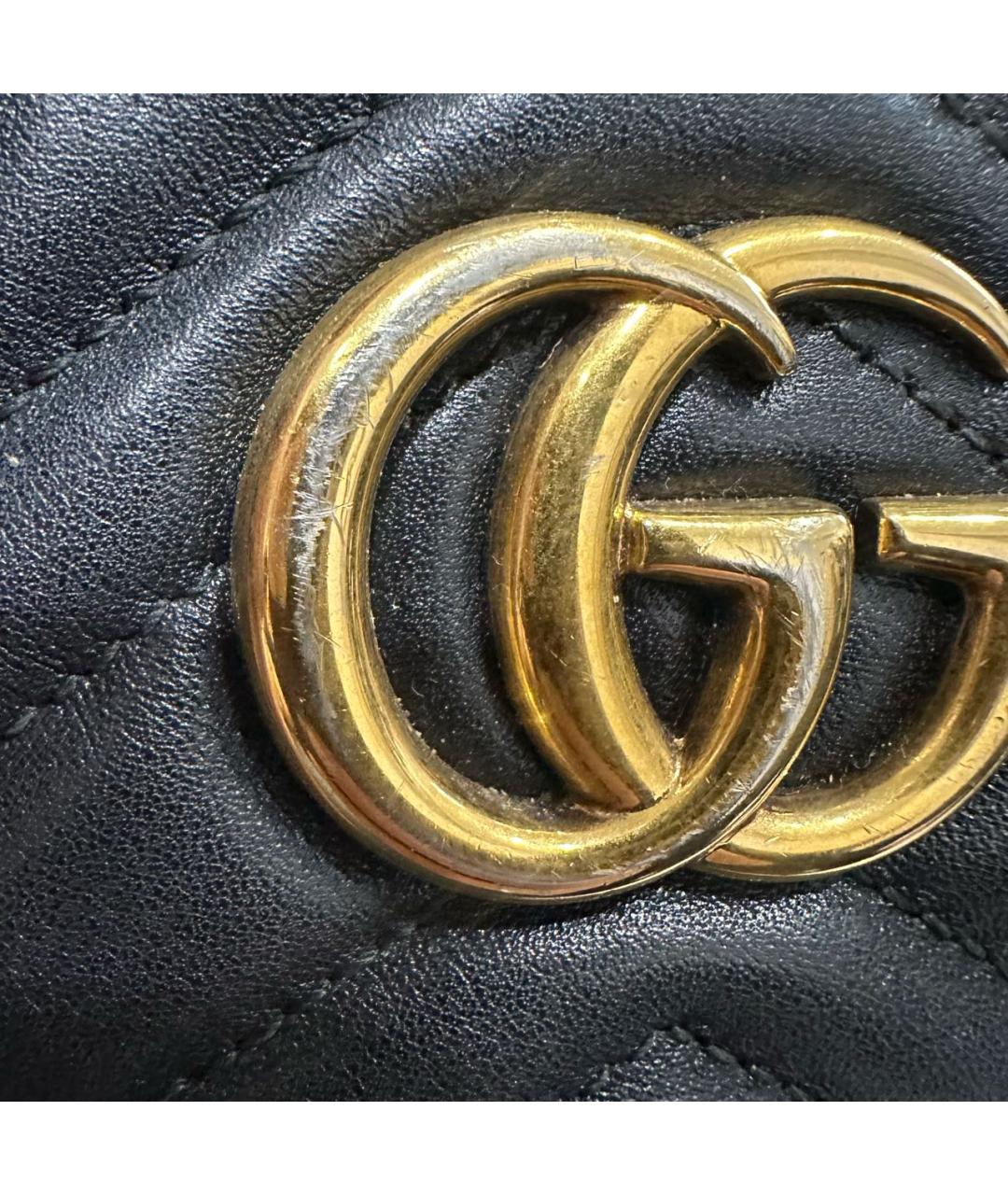 GUCCI Черная кожаная поясная сумка, фото 4