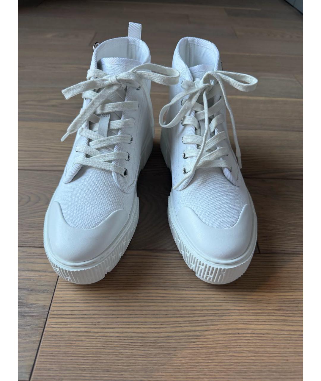 HERMES Белые ботинки, фото 2