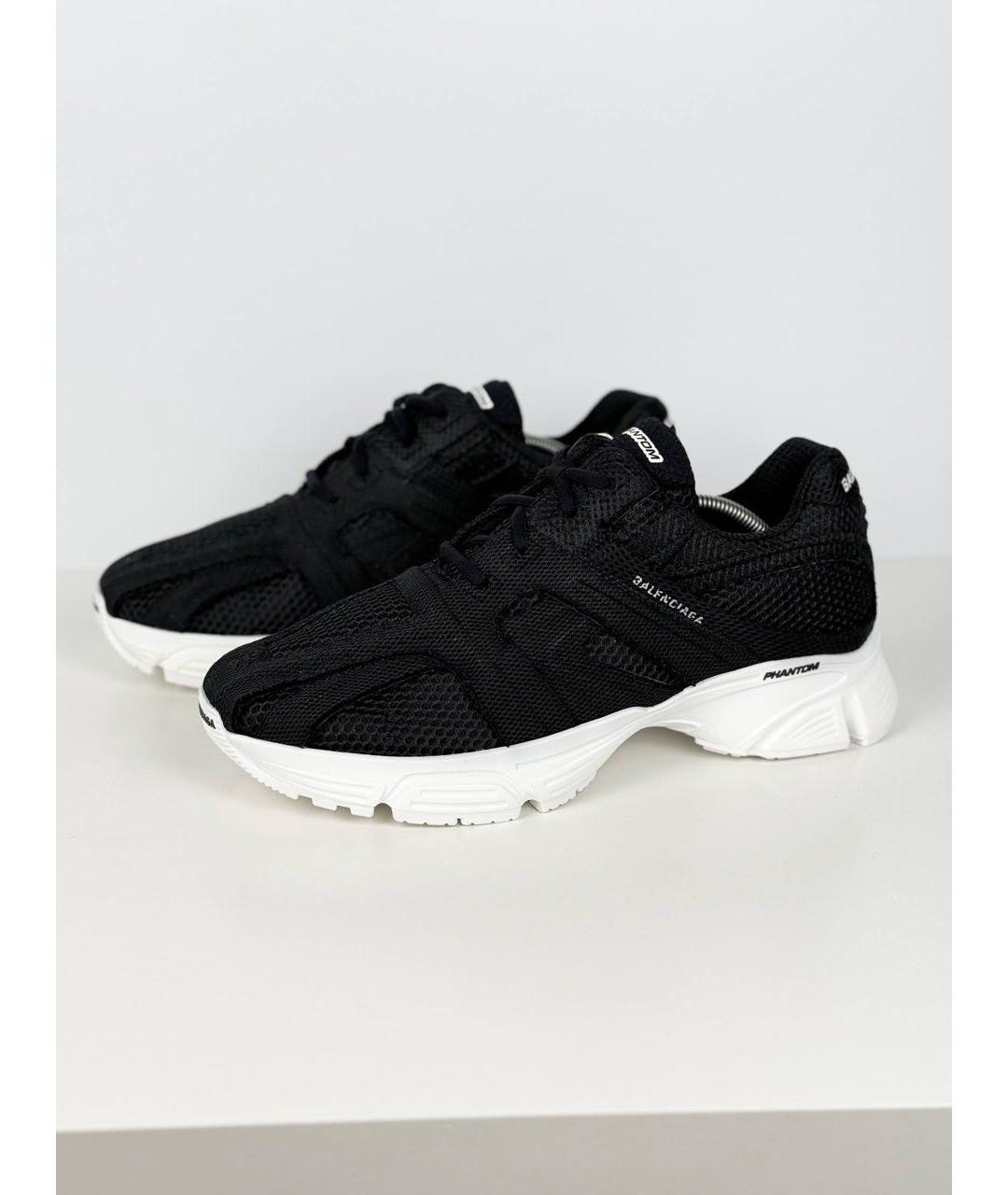 BALENCIAGA Черные низкие кроссовки / кеды, фото 8