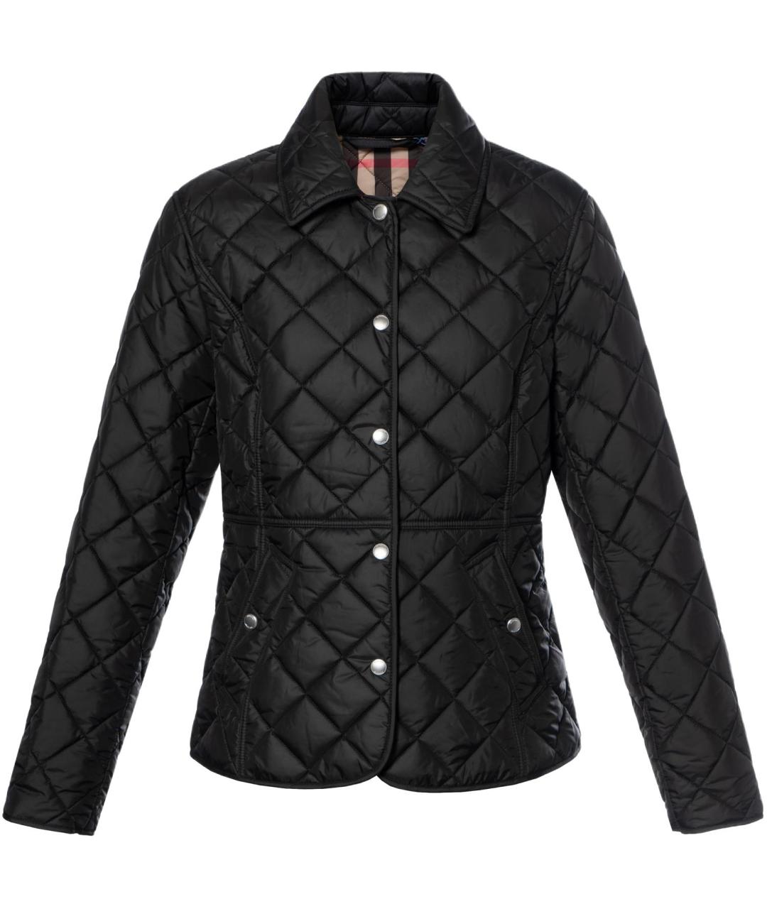 BURBERRY Черный пуховик, фото 1