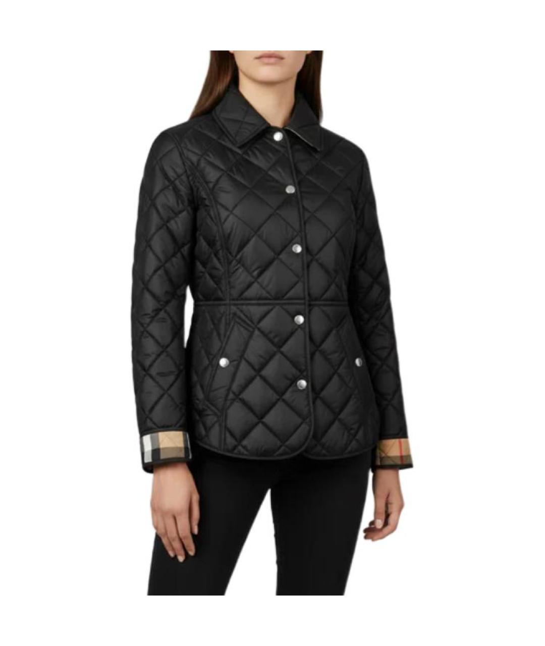 BURBERRY Черный пуховик, фото 3