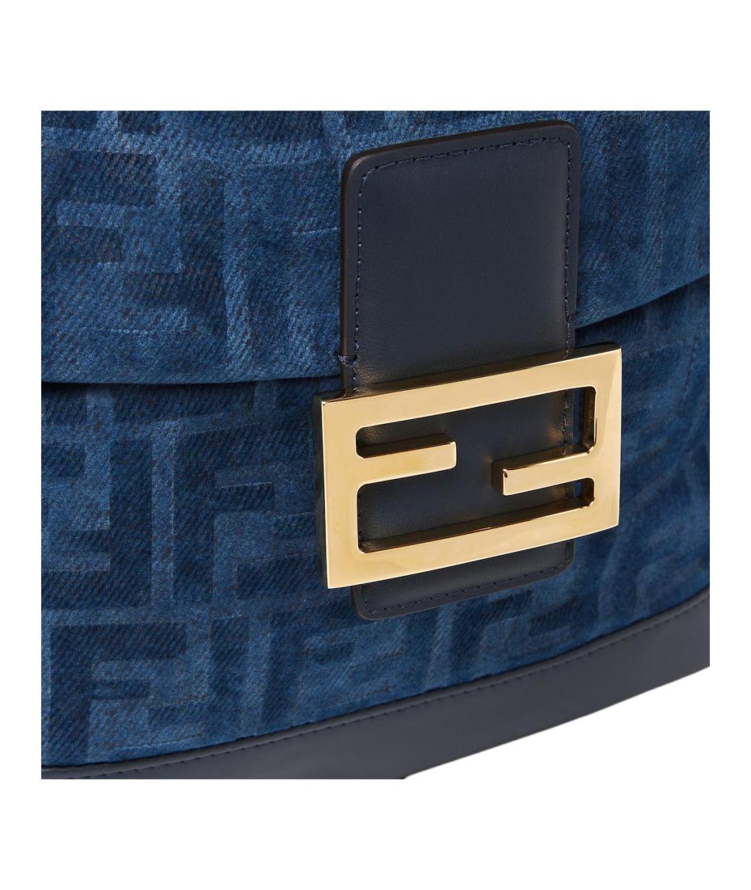 FENDI Синий тканевый рюкзак, фото 5