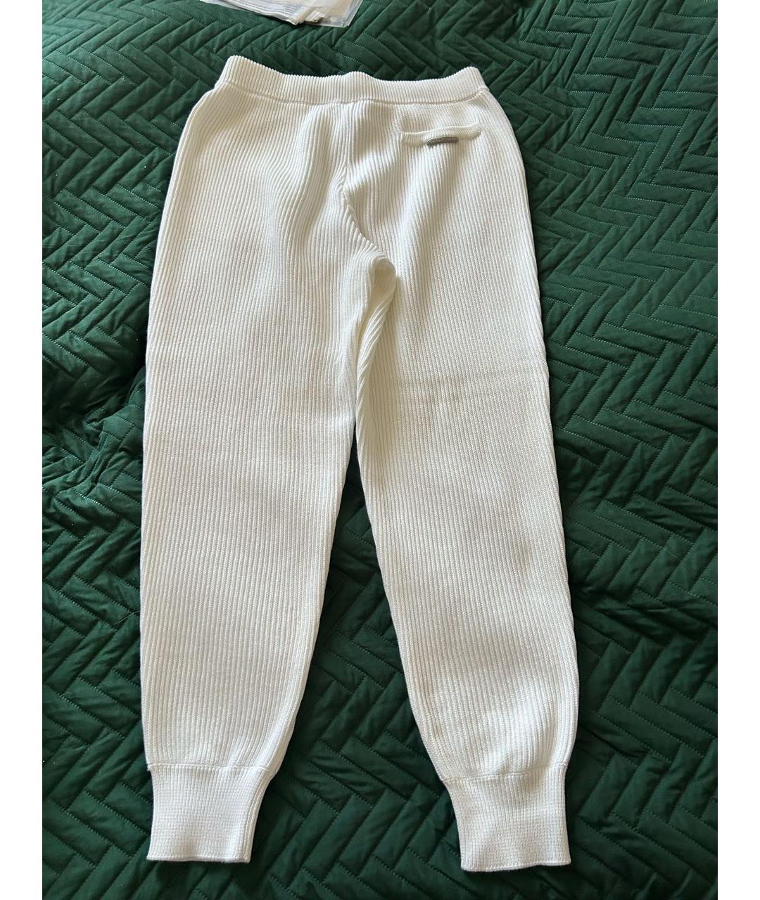 BRUNELLO CUCINELLI Белый хлопковый костюм с брюками, фото 2