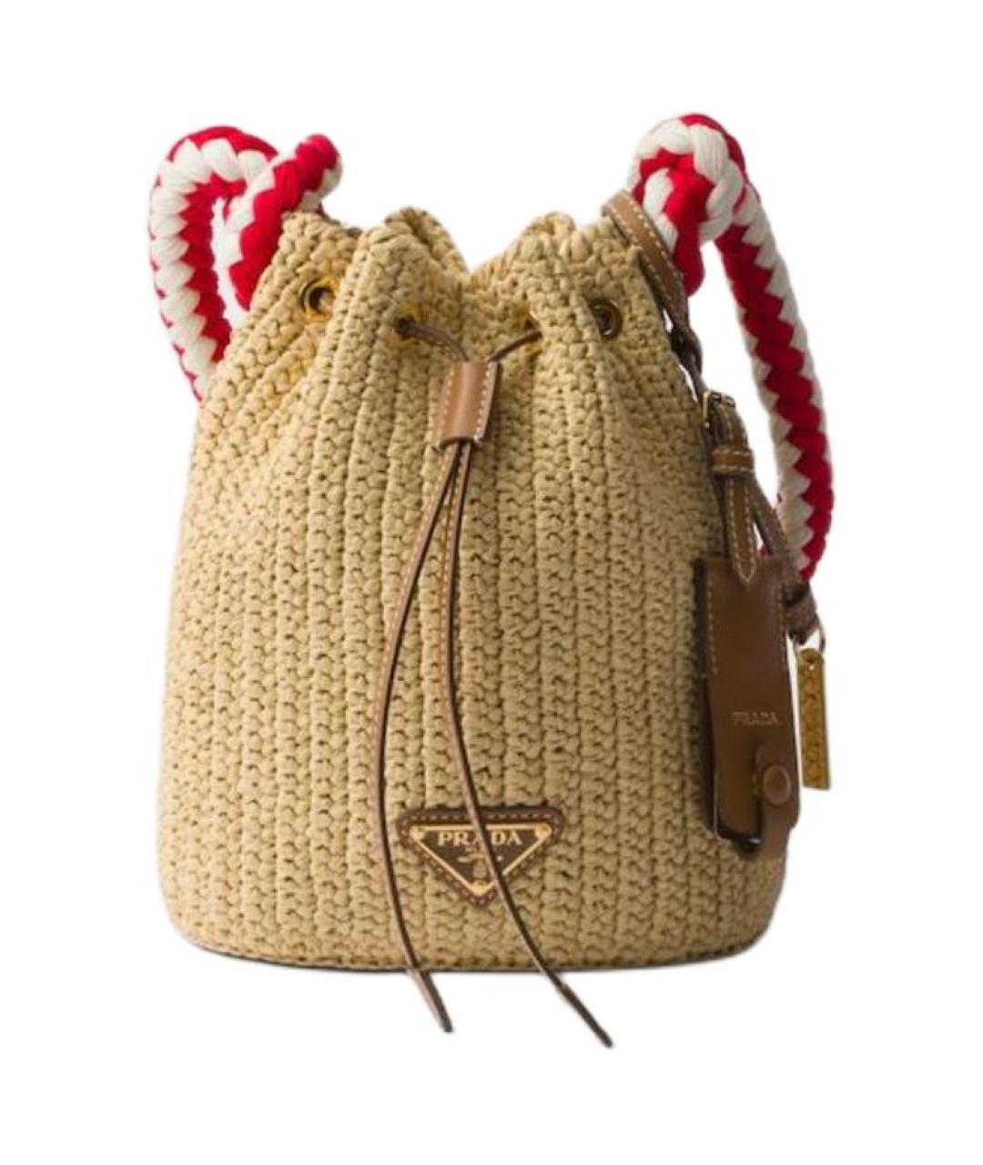 PRADA Коричневая сумка через плечо, фото 1