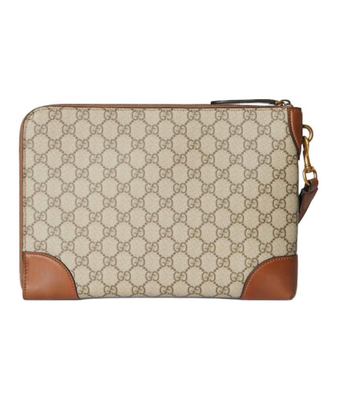 GUCCI Коричневая папка для документов, фото 4