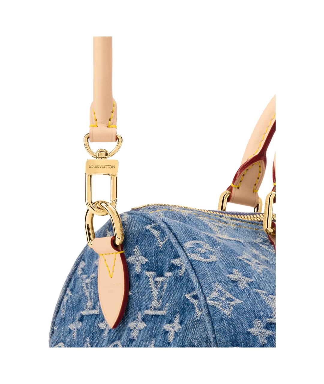 LOUIS VUITTON Синяя сумка через плечо, фото 5