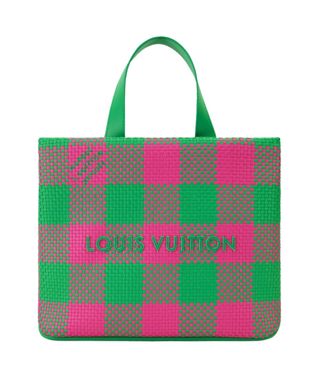 LOUIS VUITTON Зеленая кожаная сумка на плечо, фото 1