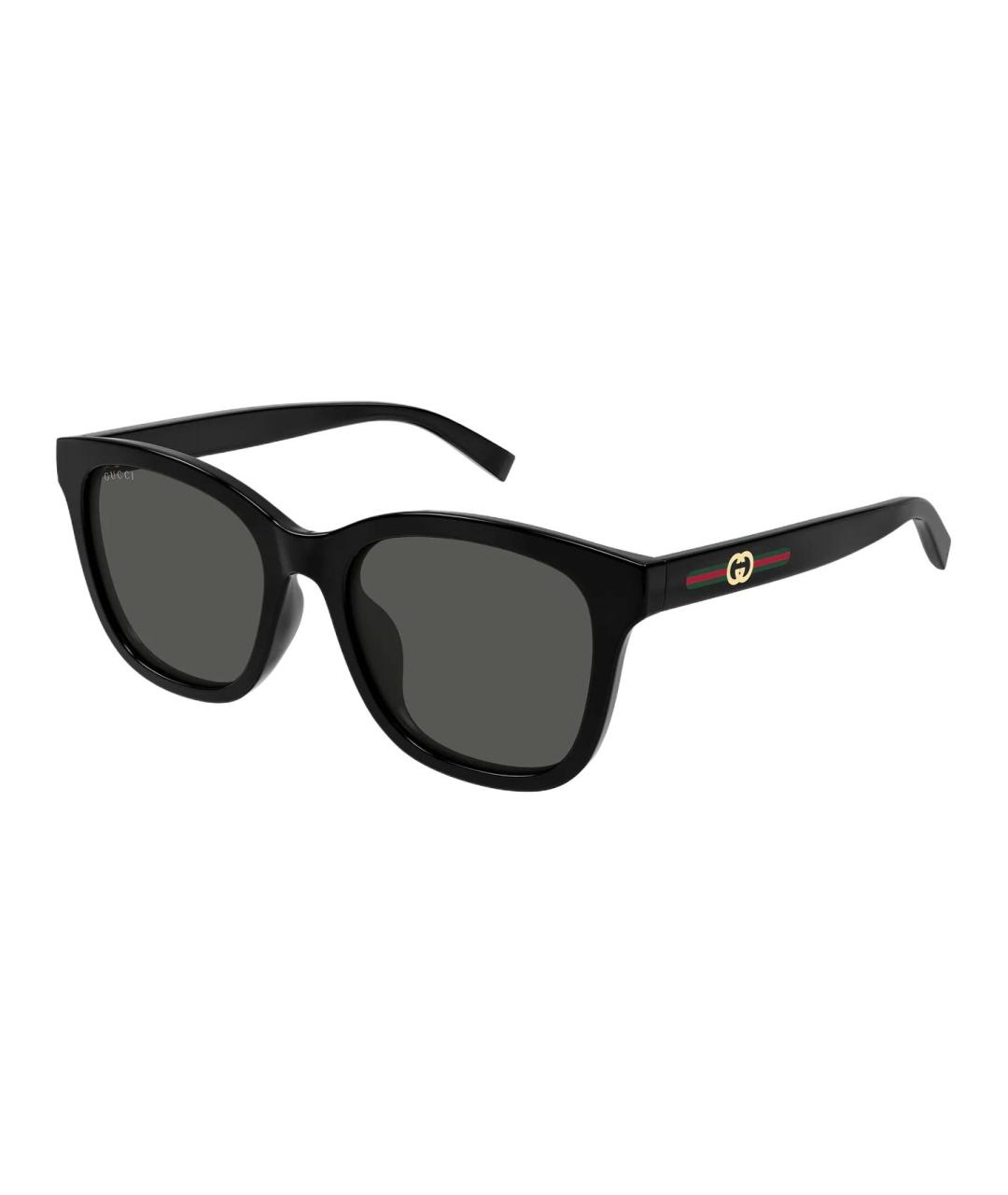 GUCCI Черные пластиковые солнцезащитные очки, фото 1