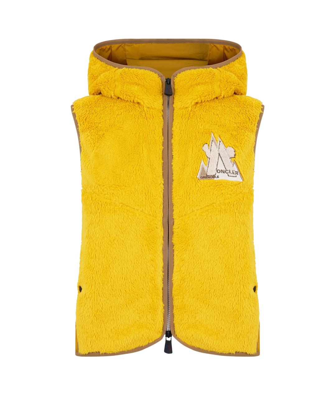 MONCLER Желтый жилет, фото 1