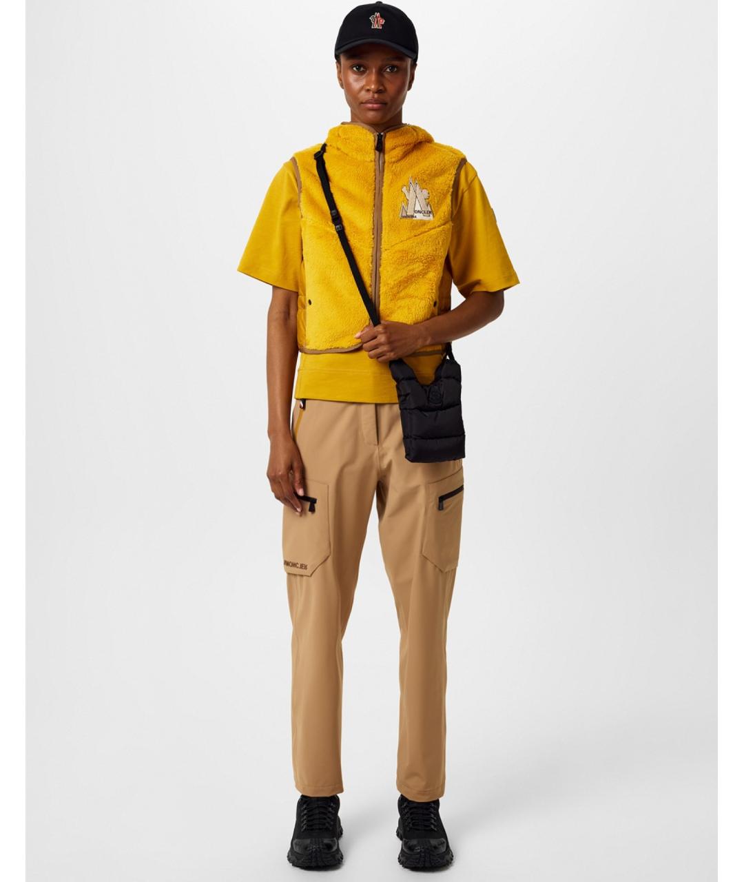 MONCLER Желтый жилет, фото 2