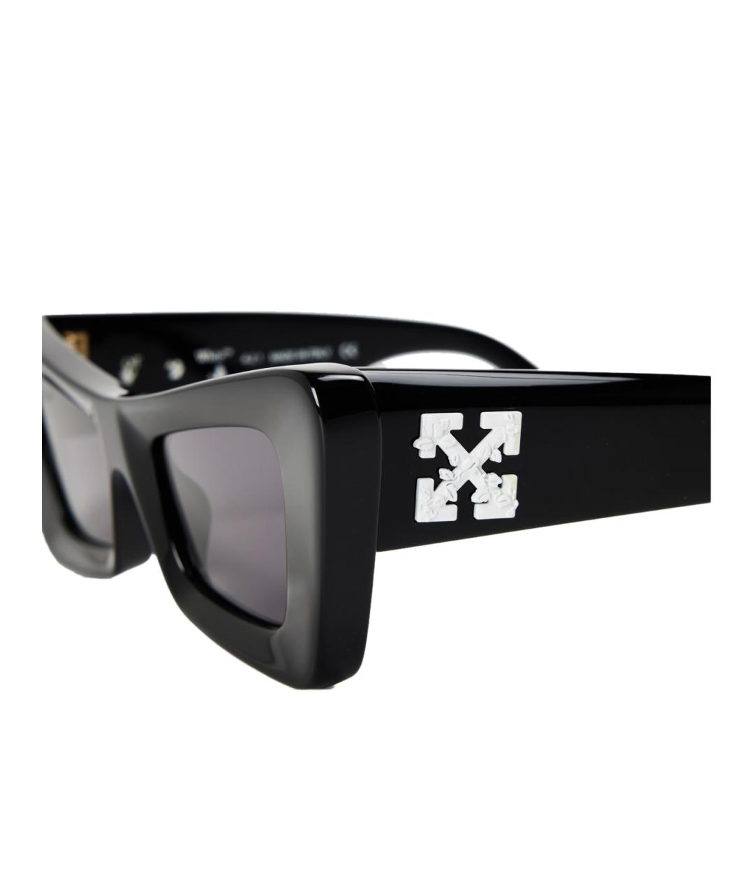 OFF-WHITE Черные солнцезащитные очки, фото 4