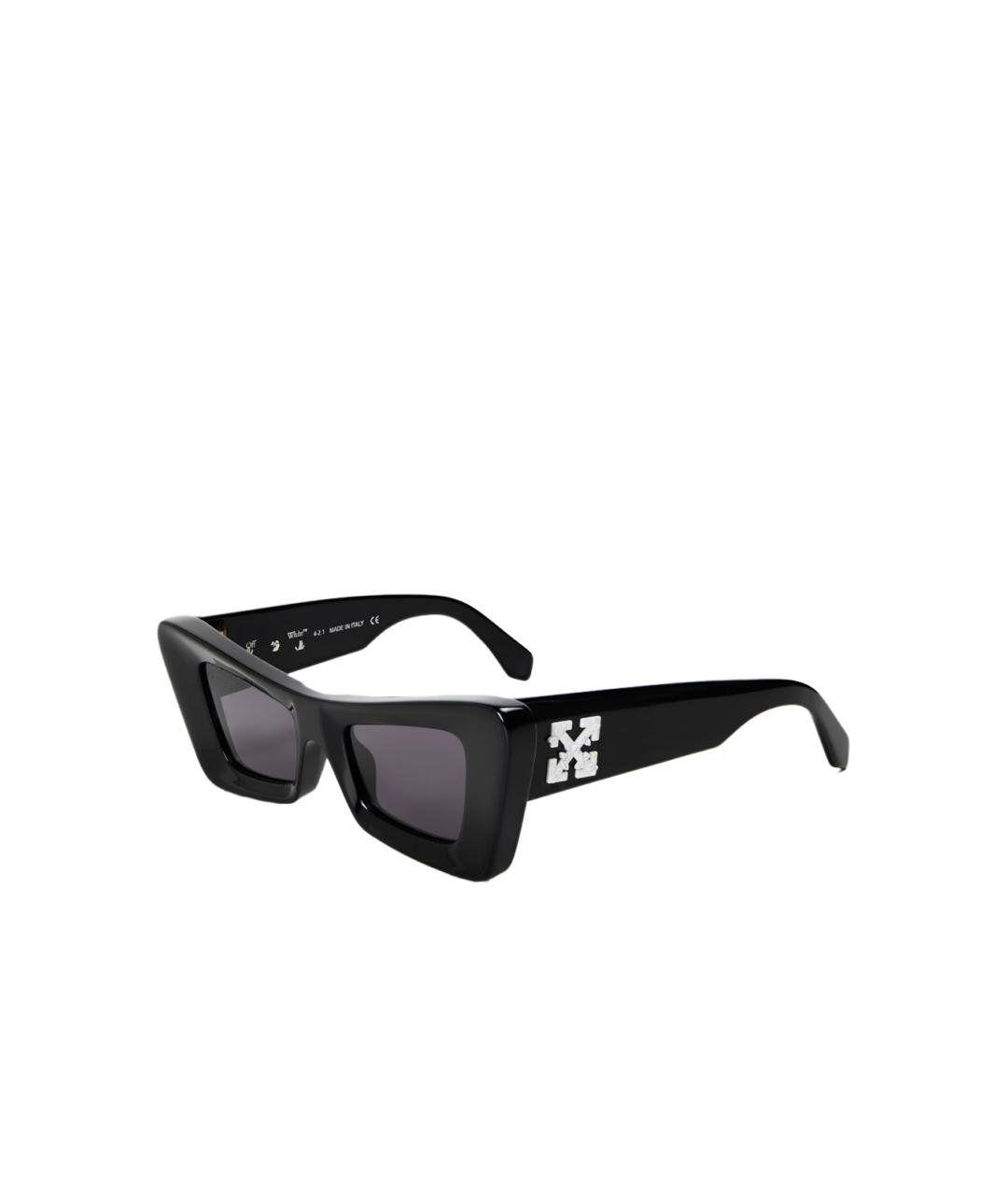 OFF-WHITE Черные солнцезащитные очки, фото 1
