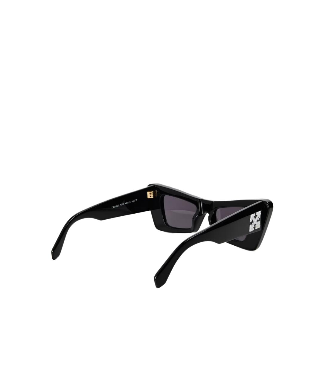 OFF-WHITE Черные солнцезащитные очки, фото 3