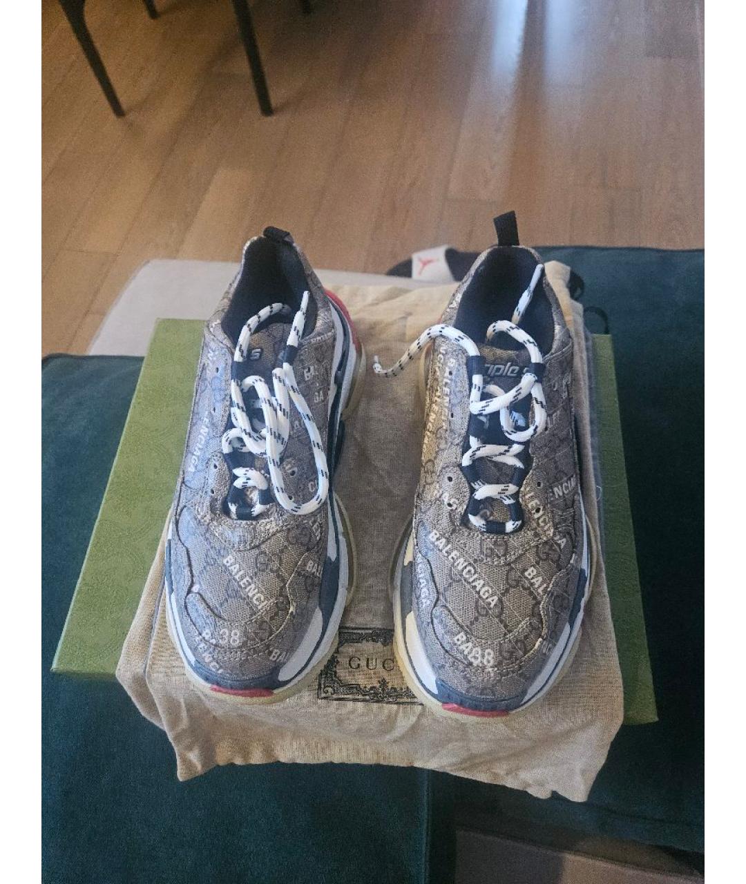 GUCCI Бежевые кроссовки, фото 2