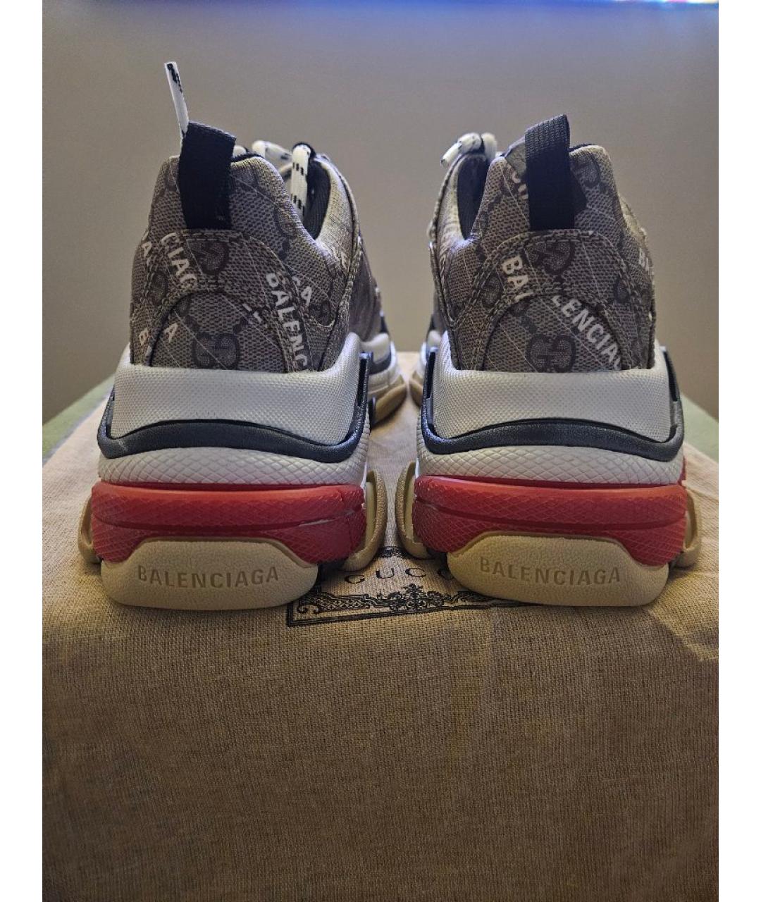 GUCCI Бежевые кроссовки, фото 4