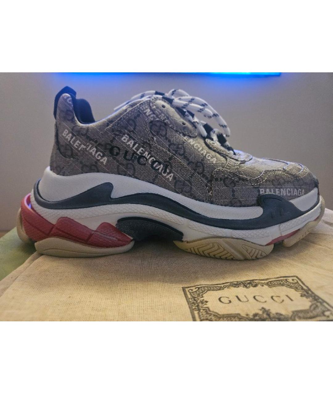 GUCCI Бежевые кроссовки, фото 6