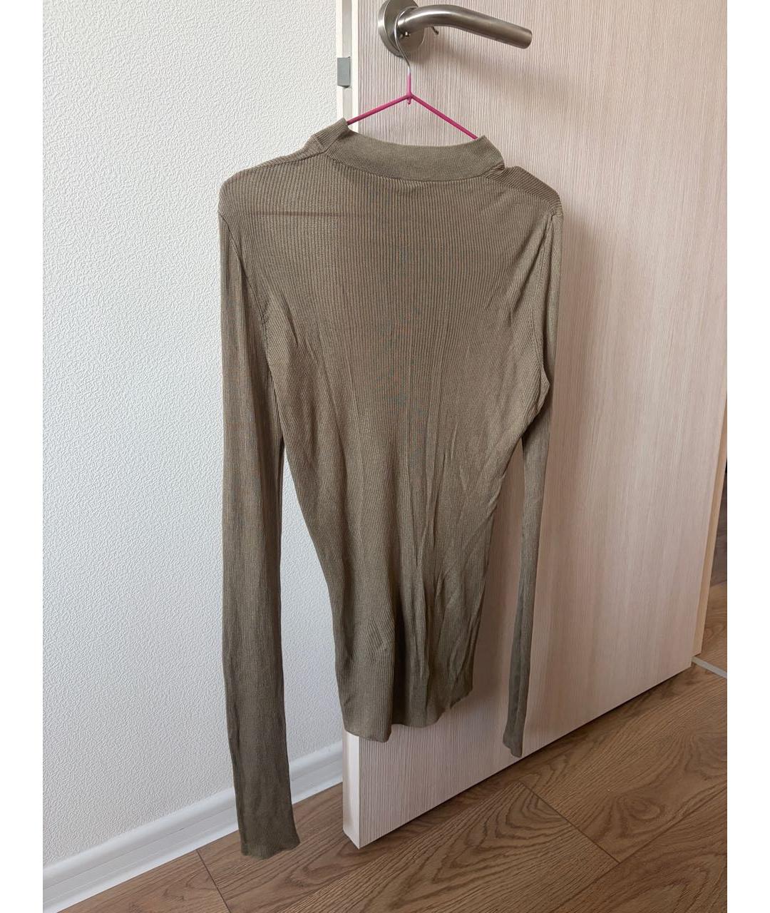 SAINT LAURENT Бежевая полиэстеровая блузы, фото 2